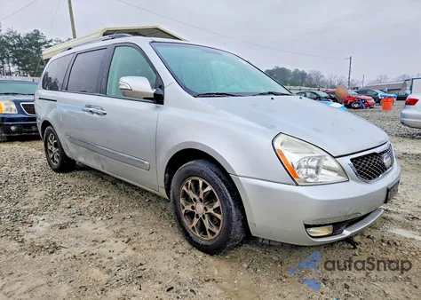 2014 Kia Sedona Ex from USA, damaged, VIN KNDMH4C75E6551359